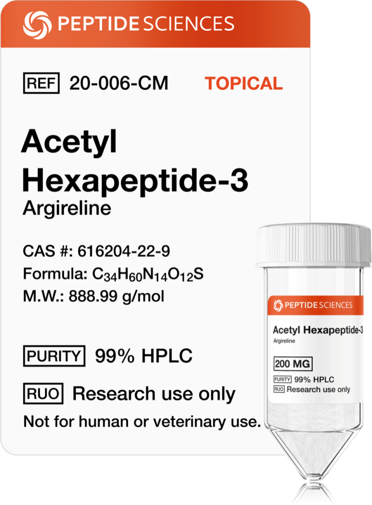 Acetyl Hexapeptide-3 (Argireline) 200mg