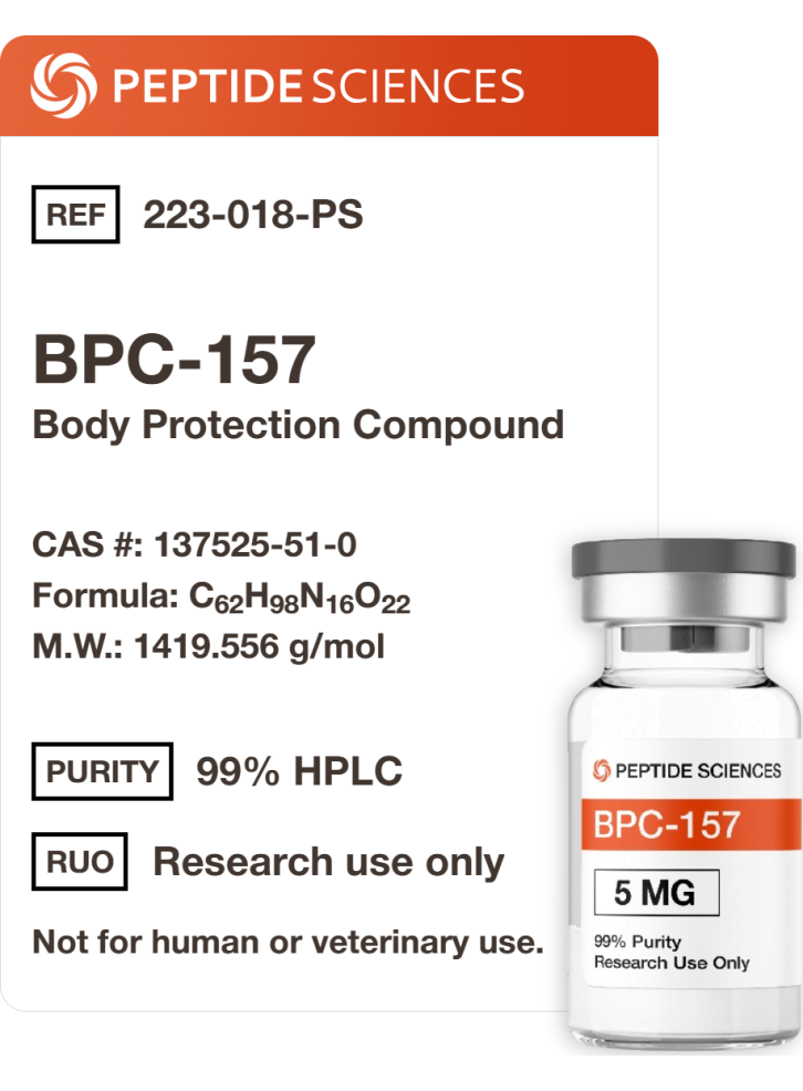 Peptide Sciences BPC-157 5mg