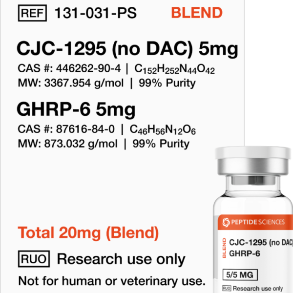 CJC-1295 (No DAC), GHRP-2 10mg (Blend)