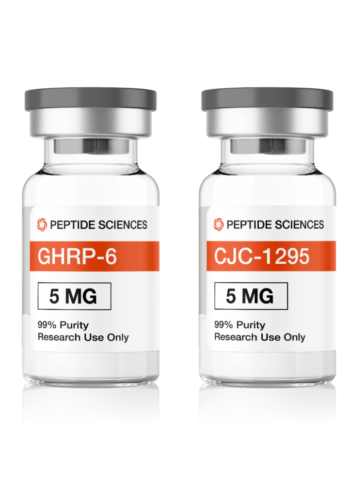 GHRP-6 (5mg x 5) and CJC-1295 no DAC (5mg x 5)