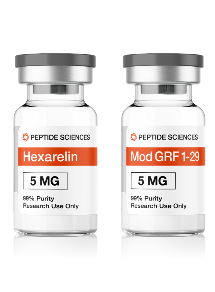 Hexarelin (5mg x 10), CJC-1295 no DAC (5mg x 10)