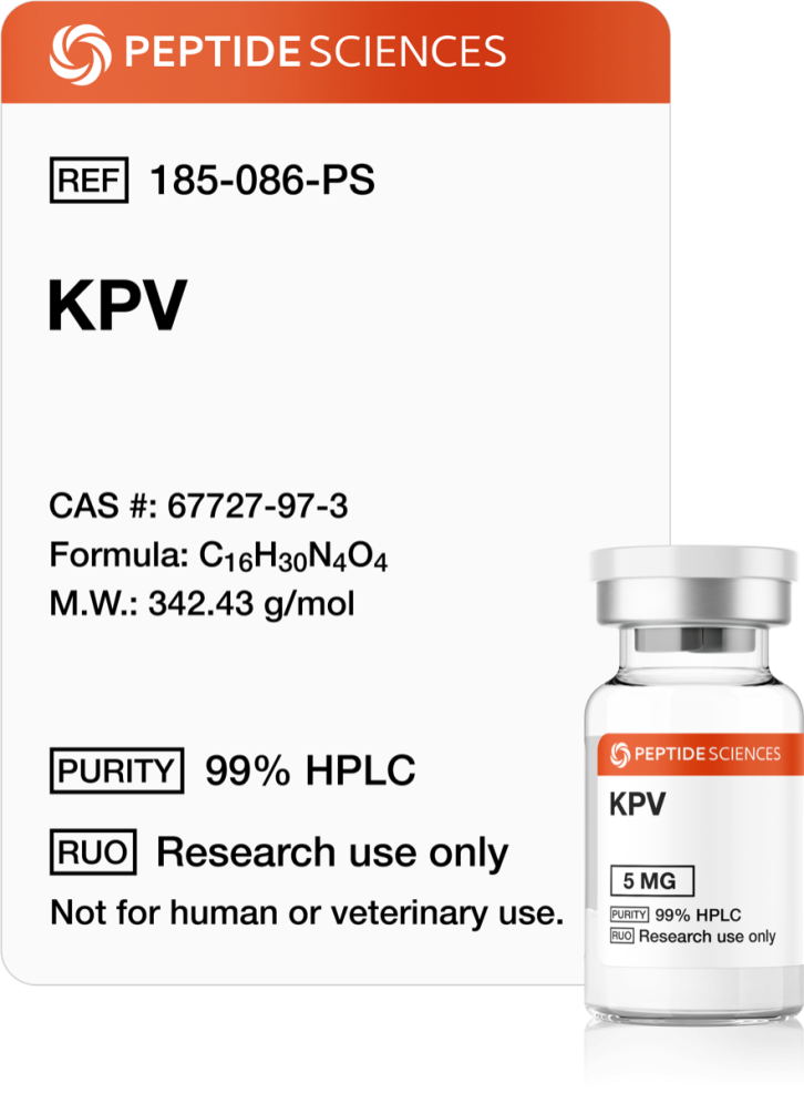 KPV Peptide (Ac-KPV-NH2) 5mg
